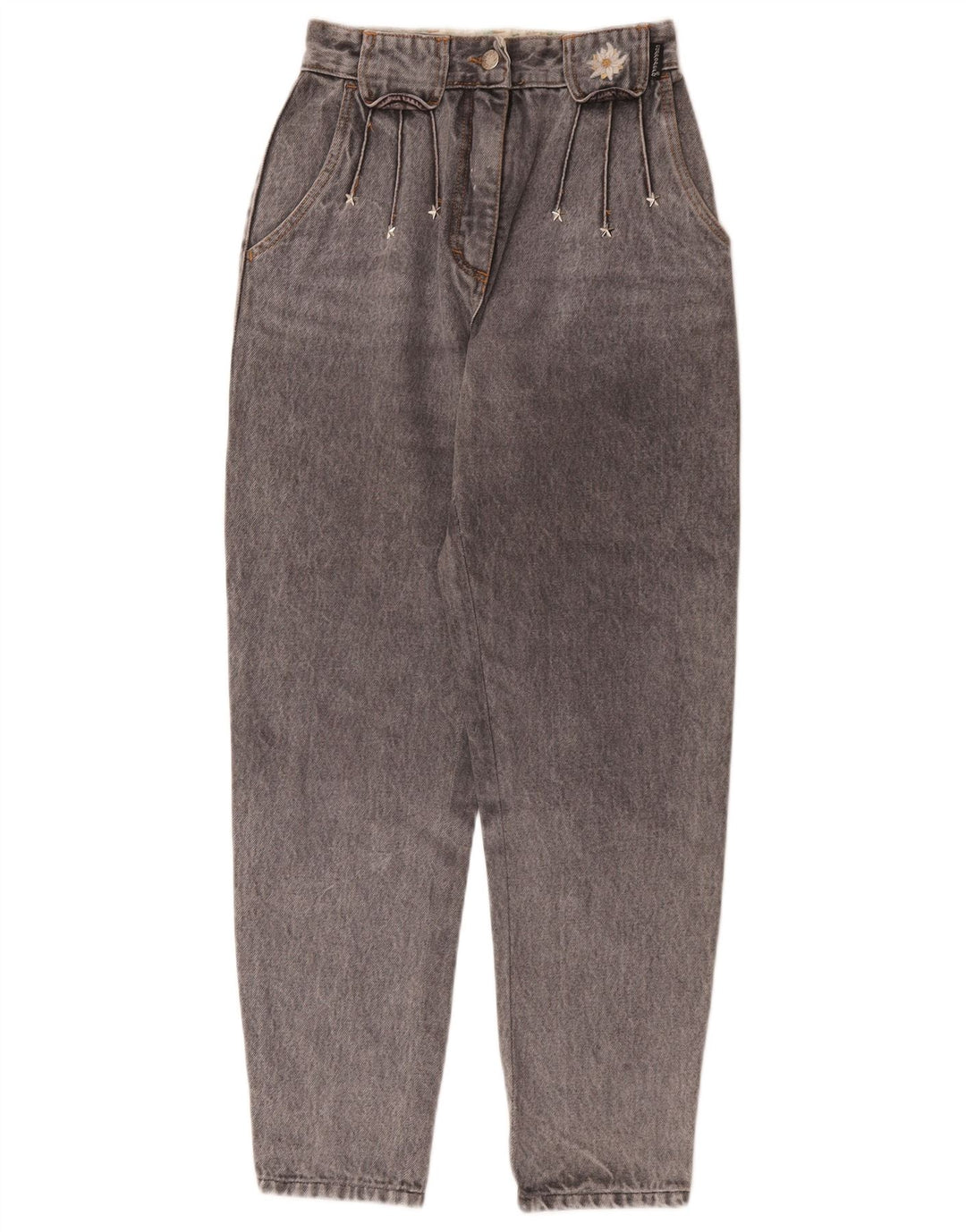 Cappopera Womens Tapered Jeans W24 L27 Grey Cotton