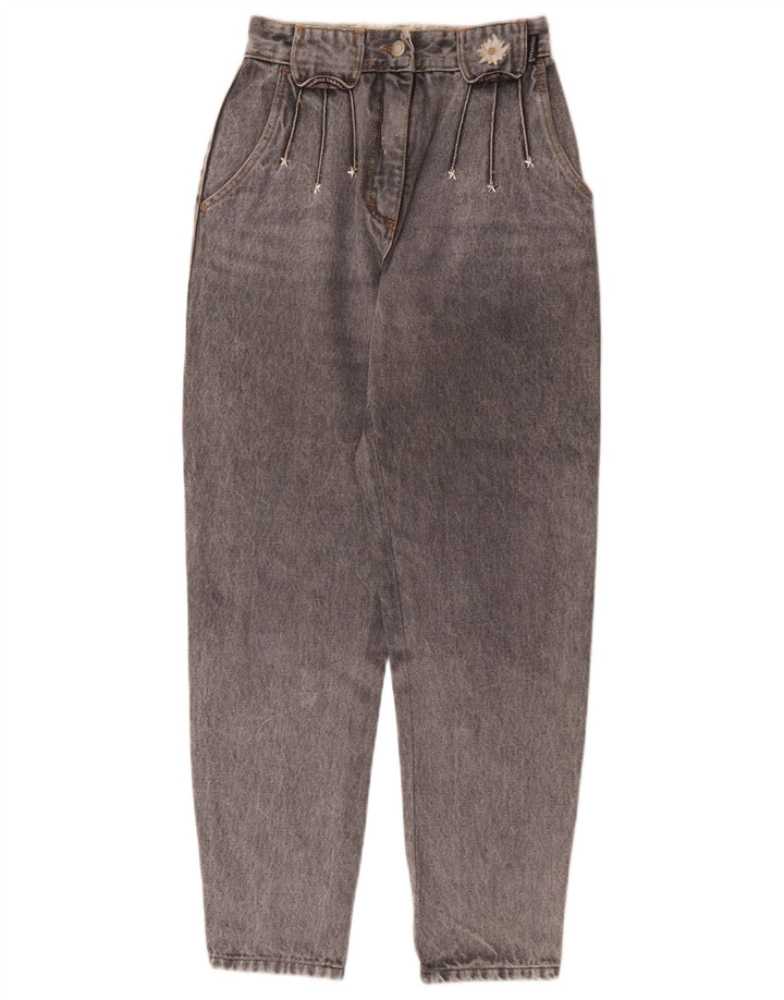 Cappopera Womens Tapered Jeans W24 L27 Grey Cotton