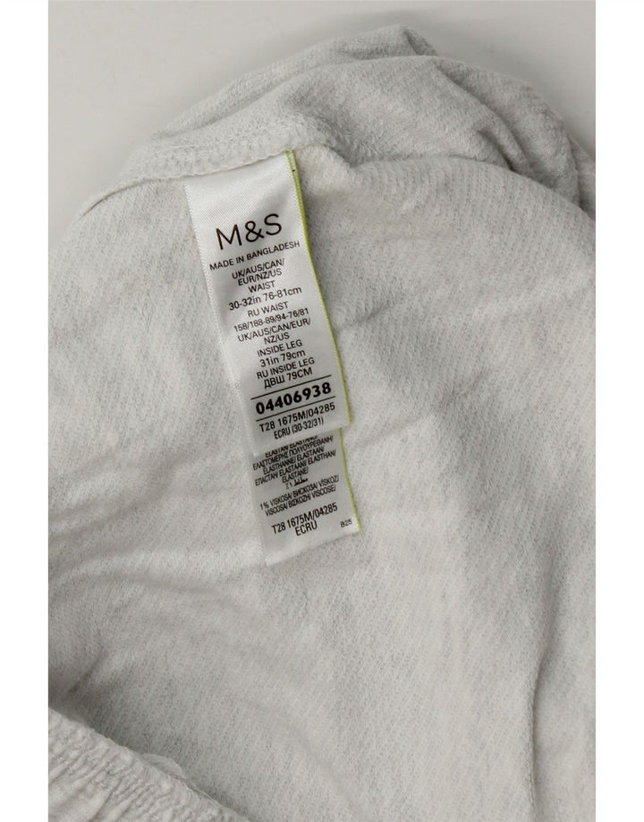Marks & Spencer Mens Tracksuit Trousers Medium Grey Cotton