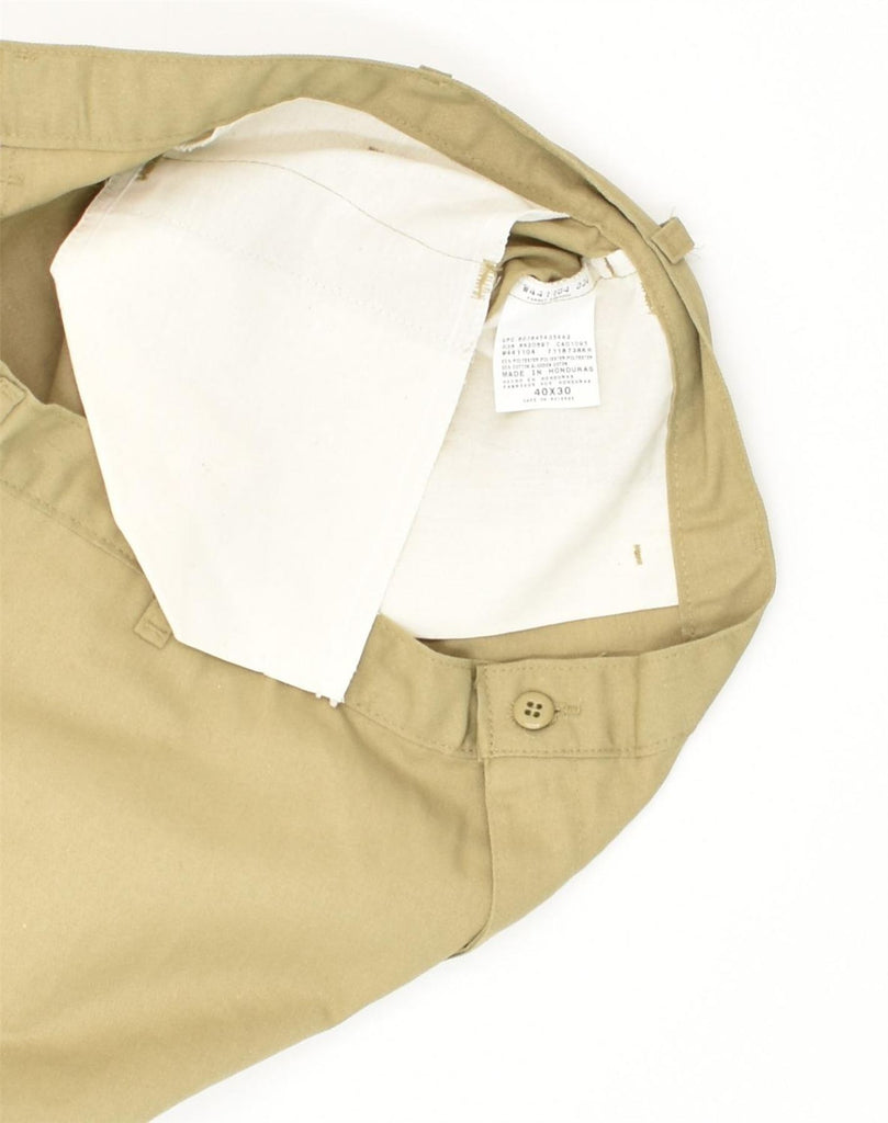 DICKIES Mens Straight Cargo Trousers W40 L30  Beige Polyester | Vintage Dickies | Thrift | Second-Hand Dickies | Used Clothing | Messina Hembry 