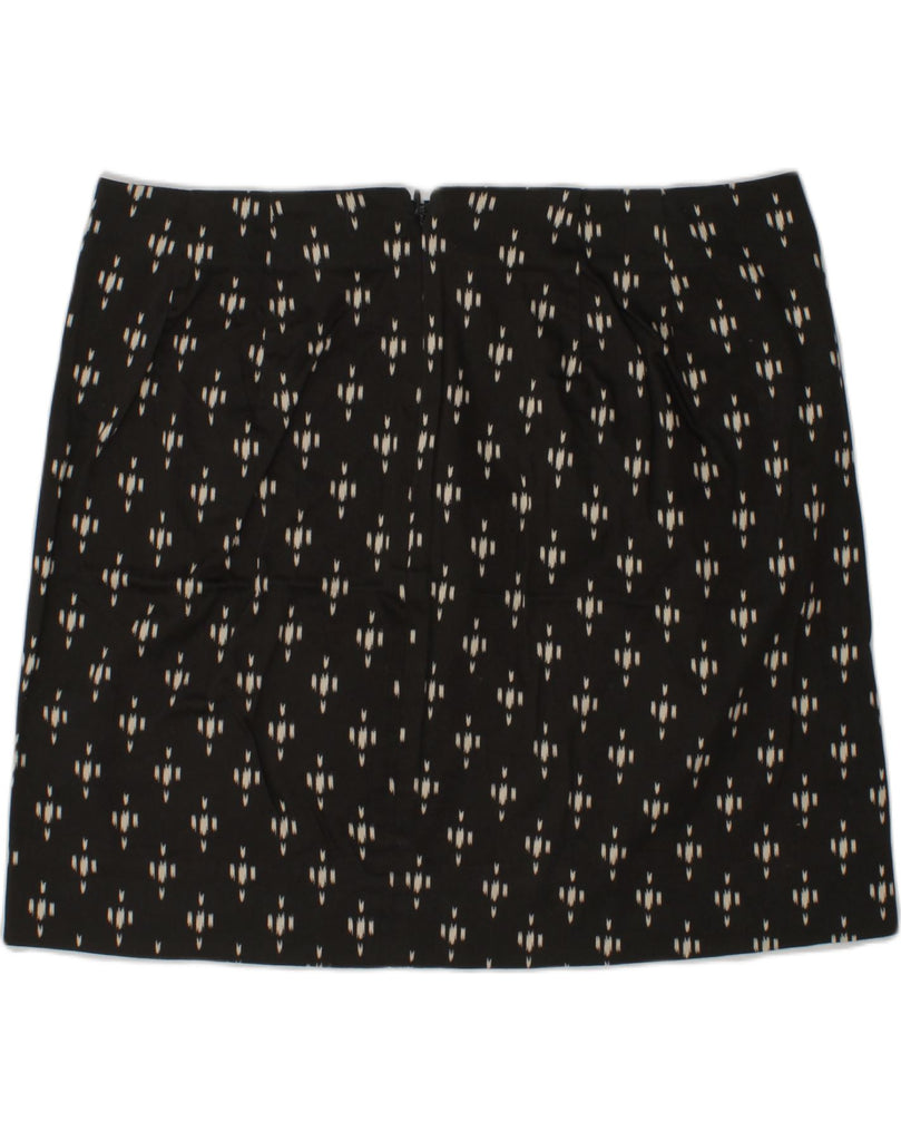 J. CREW Womens Mini Skirt US 4 Small W30  Black Spotted Cotton | Vintage J. Crew | Thrift | Second-Hand J. Crew | Used Clothing | Messina Hembry 