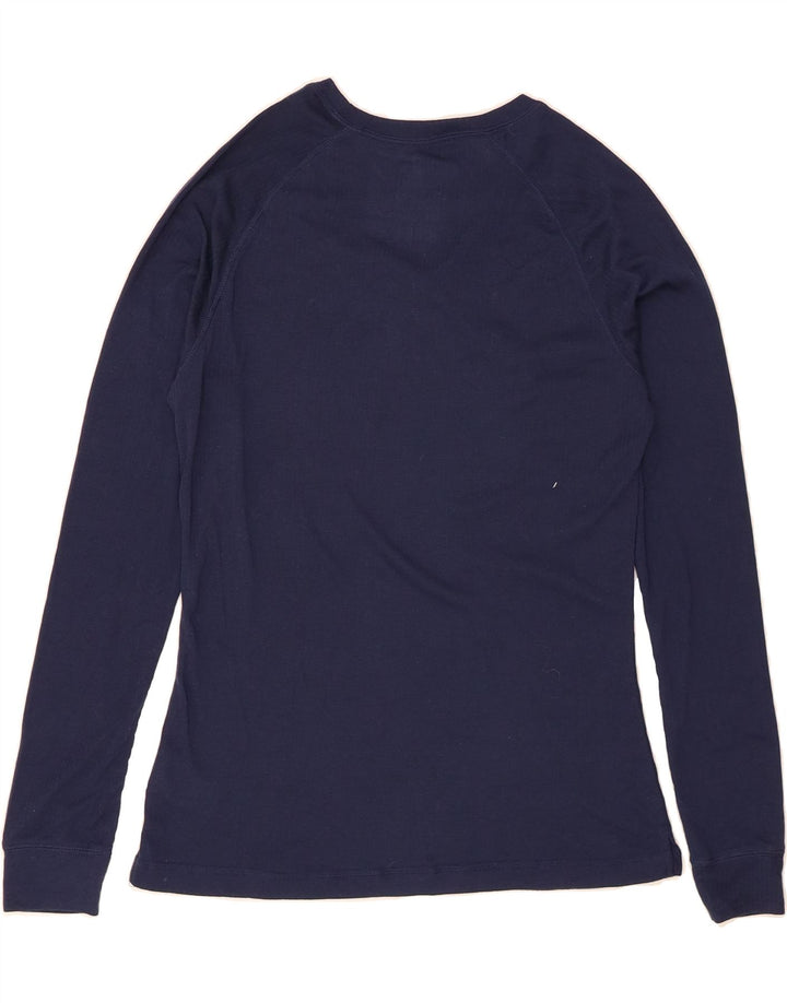 MOUNTAIN WAREHOUSE Womens Top Long Sleeve UK 14 Large Navy Blue Vintage Mountain Warehouse and Second-Hand Mountain Warehouse from Messina Hembry 