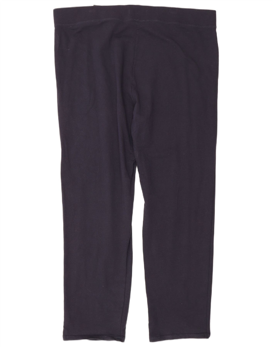 Marks & Spencer Womens Leggings UK 22 3XL Navy Blue Cotton