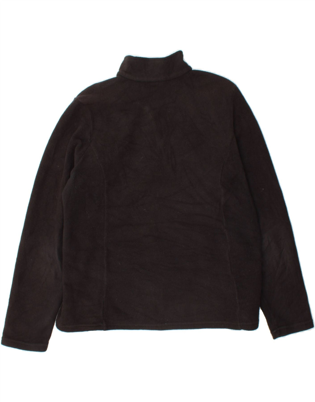 L.L.BEAN Womens Fleece Jacket UK 16 Large Black Polyester Vintage L.L.Bean and Second-Hand L.L.Bean from Messina Hembry 