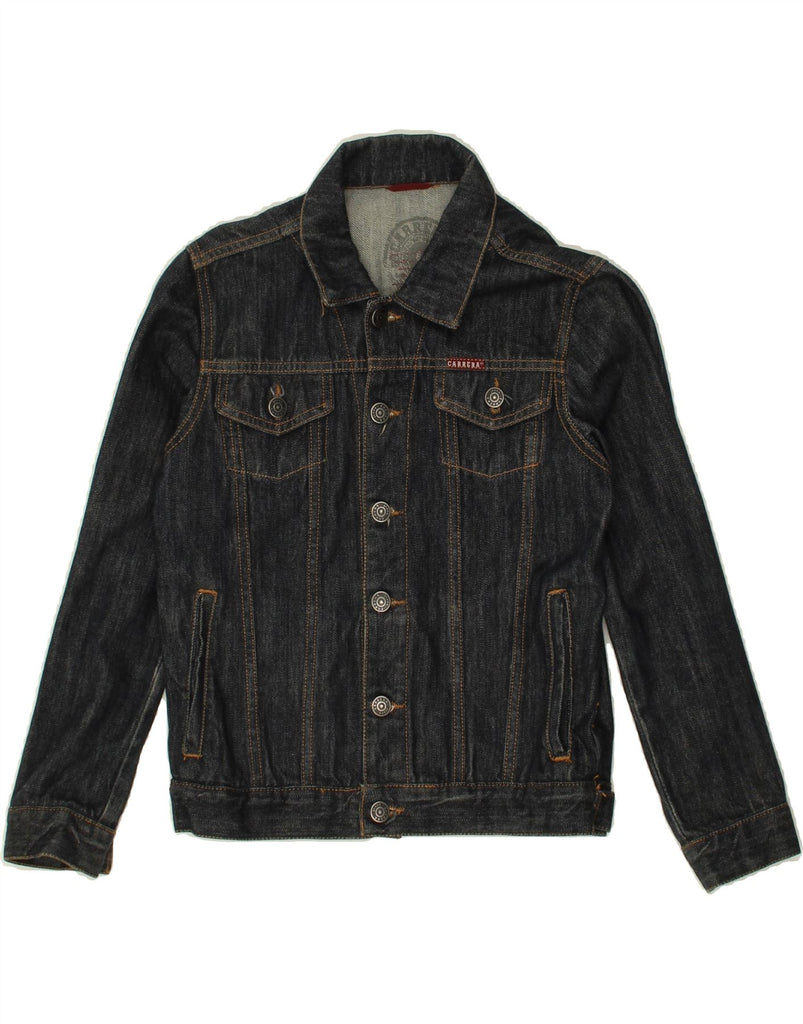 CARRERA Boys Denim Jacket 9-10 Years Navy Blue Cotton Vintage Carrera and Second-Hand Carrera from Messina Hembry 