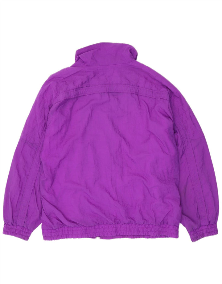 Rodeo Mens Tracksuit Top Jacket UK 44 XL Purple Nylon