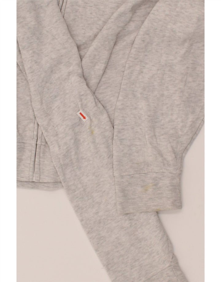 VANS Womens Graphic Zip Hoodie Sweater UK 18 XL Grey Cotton Vintage Vans and Second-Hand Vans from Messina Hembry 