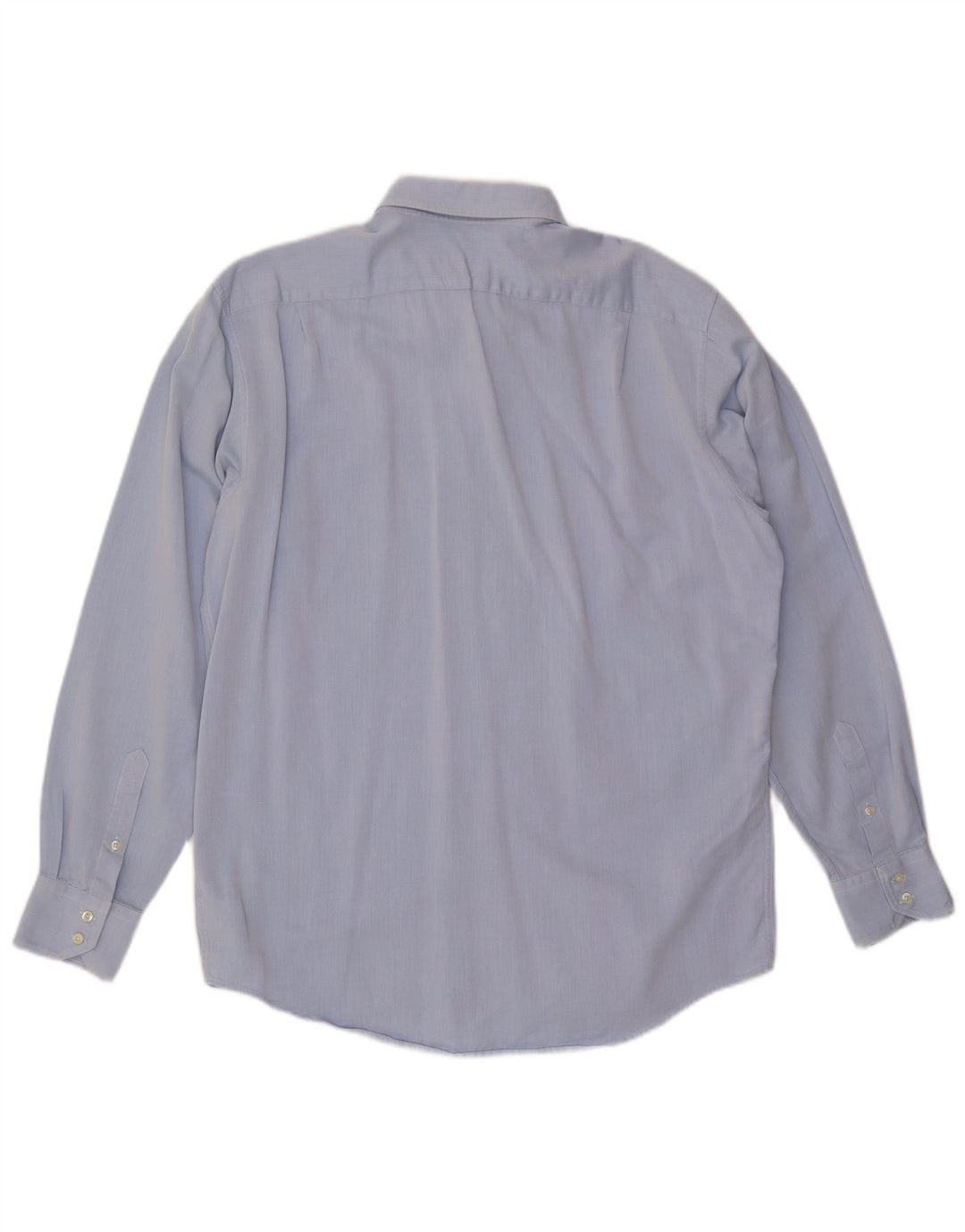 LACOSTE Mens Regular Fit Shirt Size 43 Large Blue Cotton