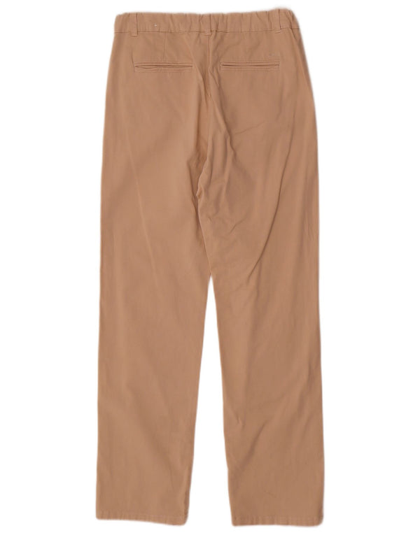 Zara Boys Straight Chino Trousers 13-14 Years W28 L27 Beige Cotton