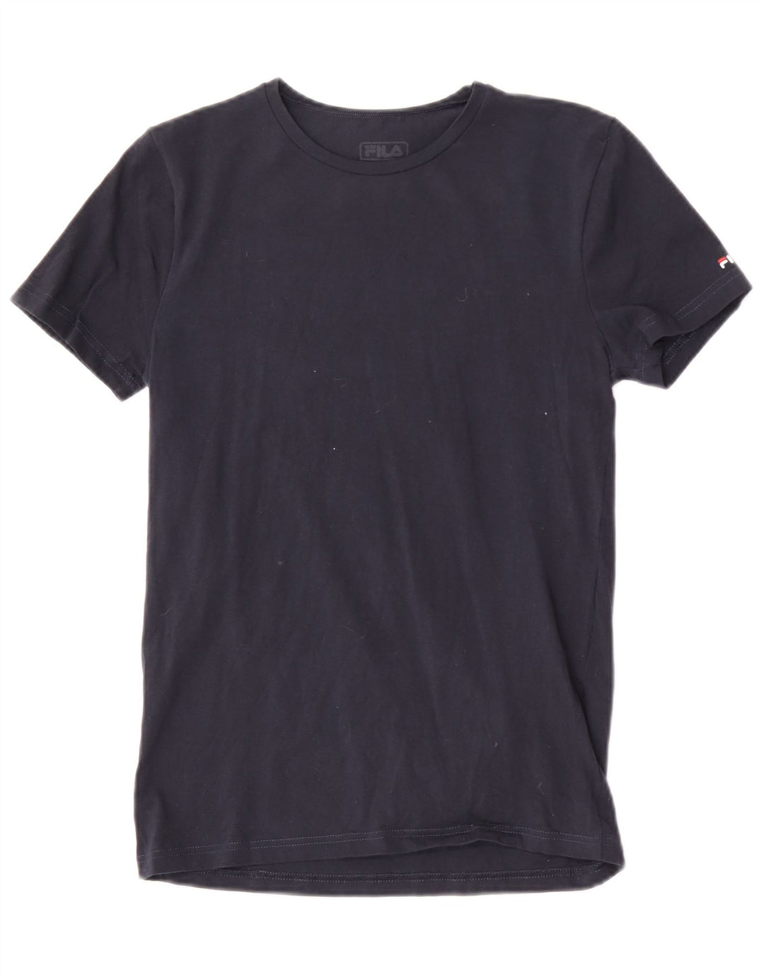 Fila Mens T-Shirt Top Small Navy Blue Cotton