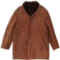 Vintage Mens Shearling Overcoat UK 40 Large Brown