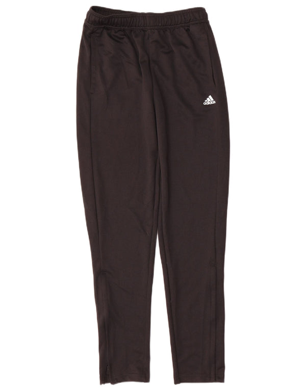 Adidas Boys Aeroready Tracksuit Trousers 13-14 Years Black Polyester