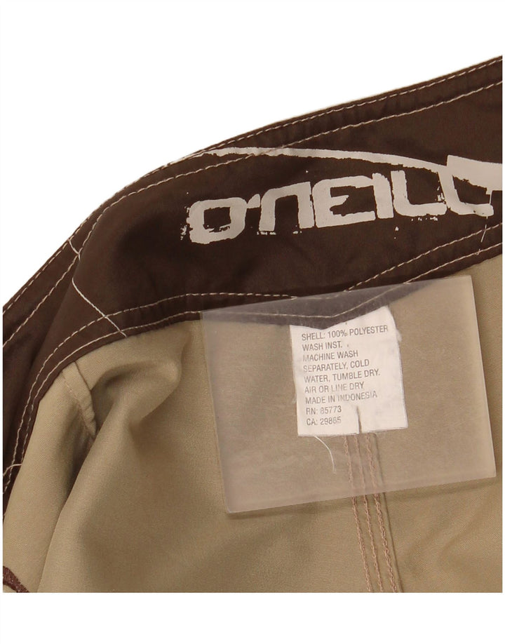 O'Neill Mens Swimming Shorts Medium  Khaki Polyester Beach