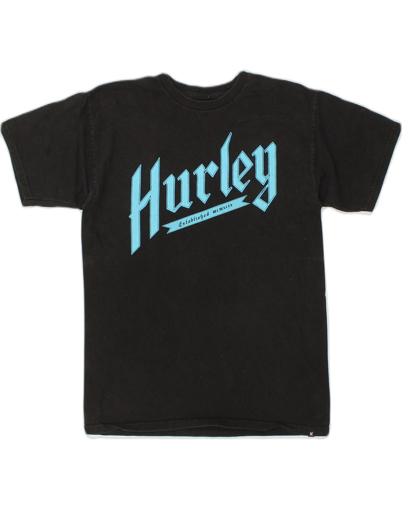 HURLEY Mens Classic Fit Graphic T-Shirt Top Medium Black Cotton | Vintage Hurley | Thrift | Second-Hand Hurley | Used Clothing | Messina Hembry 