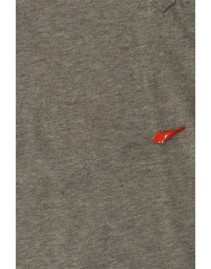 DIESEL Mens Polo Shirt Medium Grey Cotton