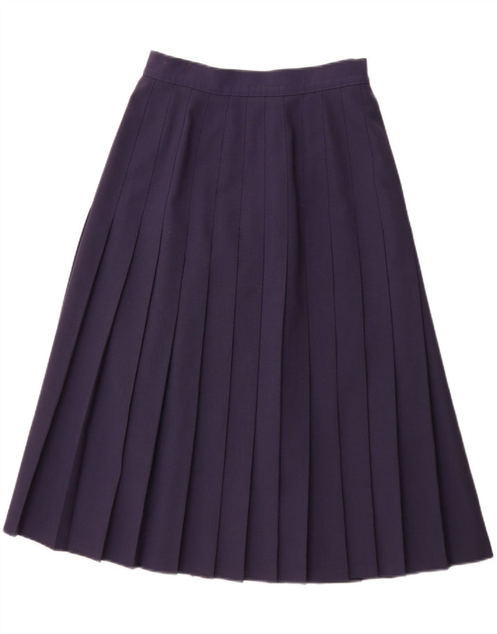ST. BERNARD Womens High Waist A-Line Skirt UK 14 Medium W28  Navy Blue