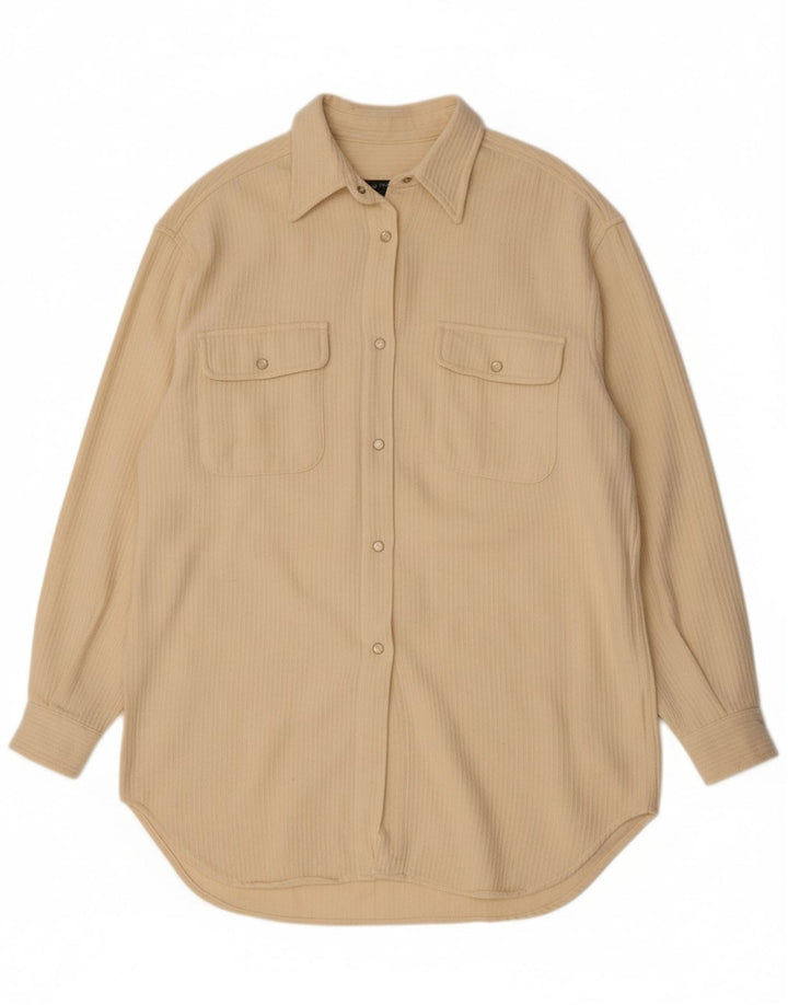 BELFE & BELFE Womens Shirt Blouse EU 44 XL Beige Nylon