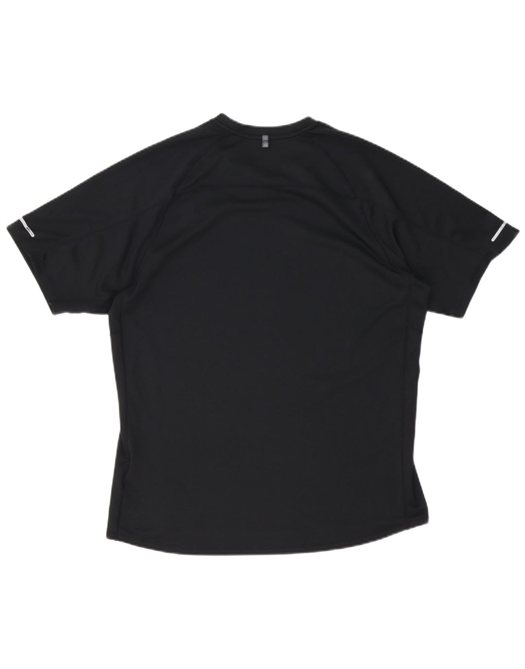 NIKE Mens Dri Fit T-Shirt Top Large Black Polyester