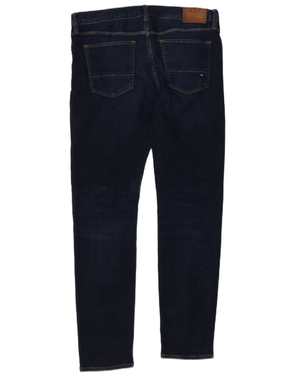 Tommy Hilfiger Mens Layton Skinny Jeans W34 L32 Navy Blue Cotton