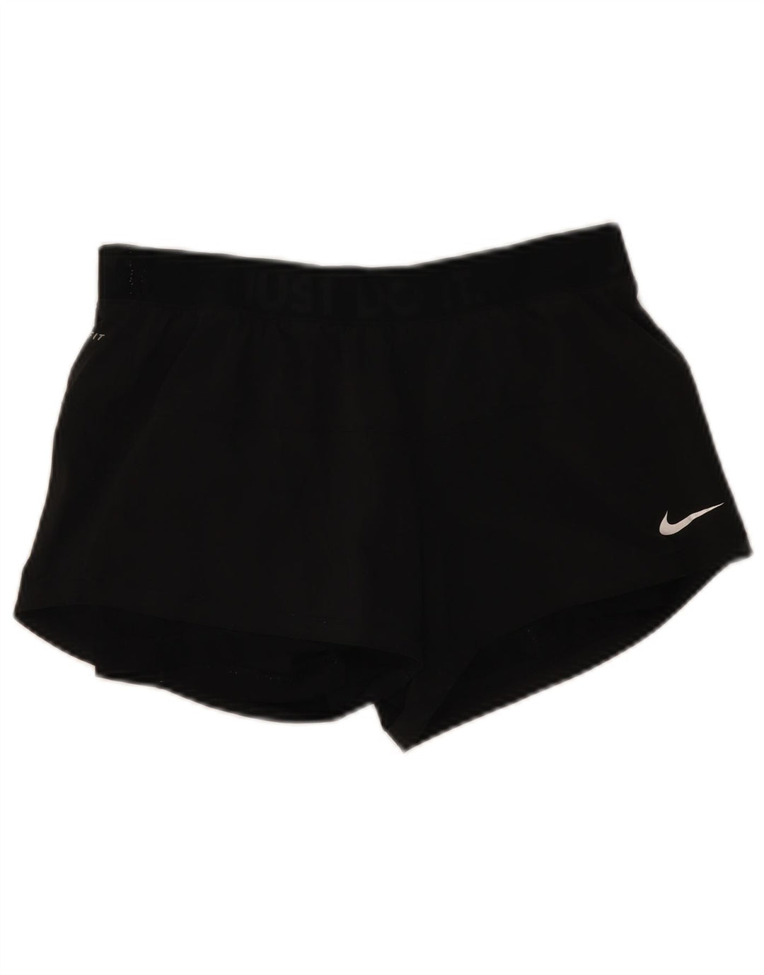 Nike Womens Dri Fit Sport Shorts UK 14 Medium Black