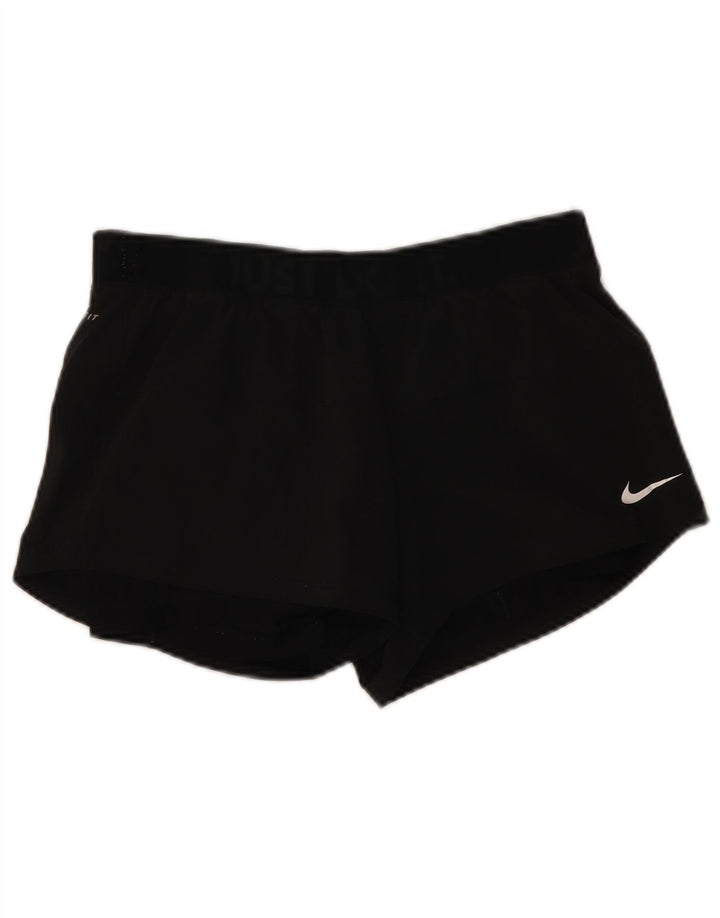 Nike Womens Dri Fit Sport Shorts UK 14 Medium Black