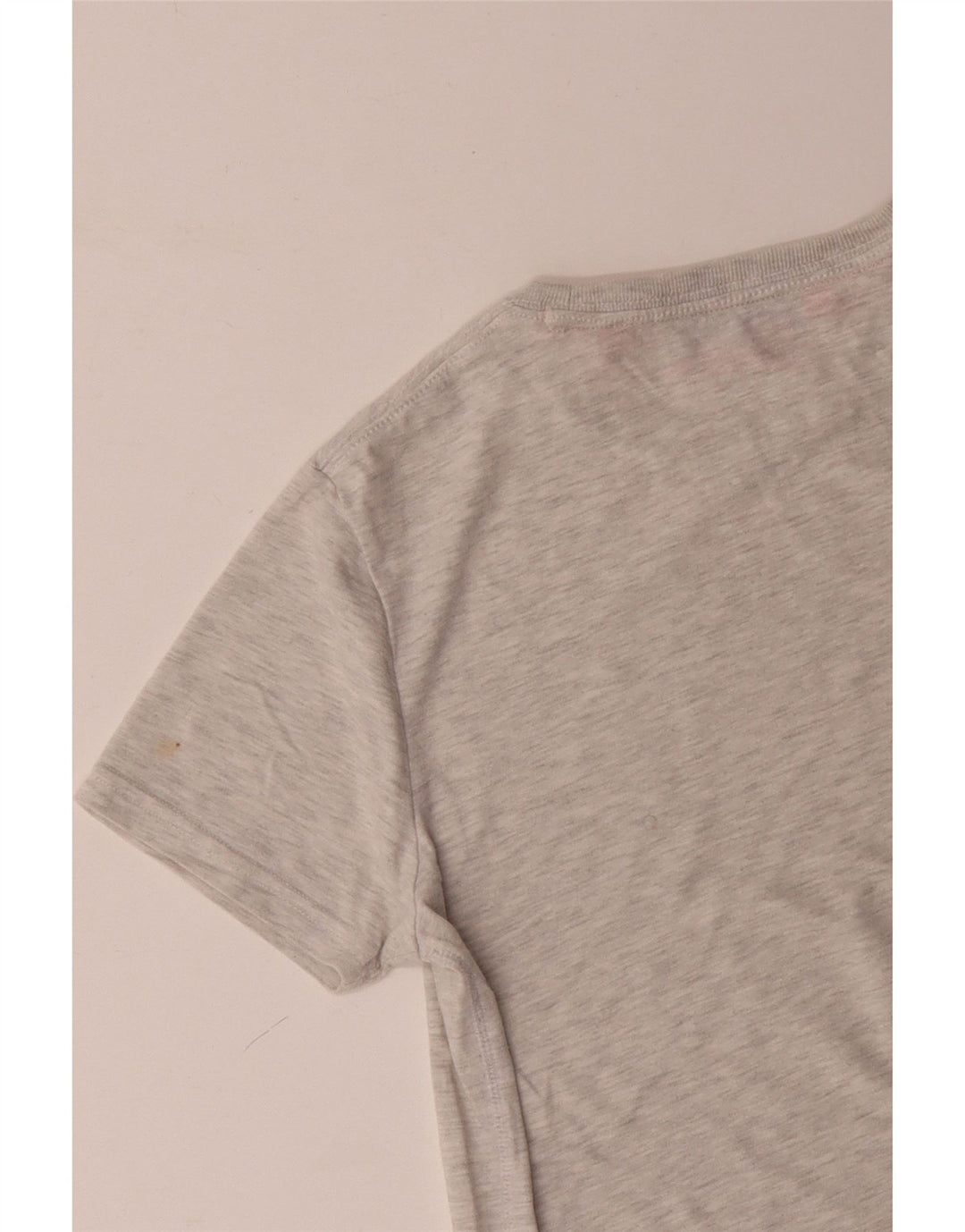 Superdry Mens Graphic T-Shirt Top Large Grey Flecked Cotton