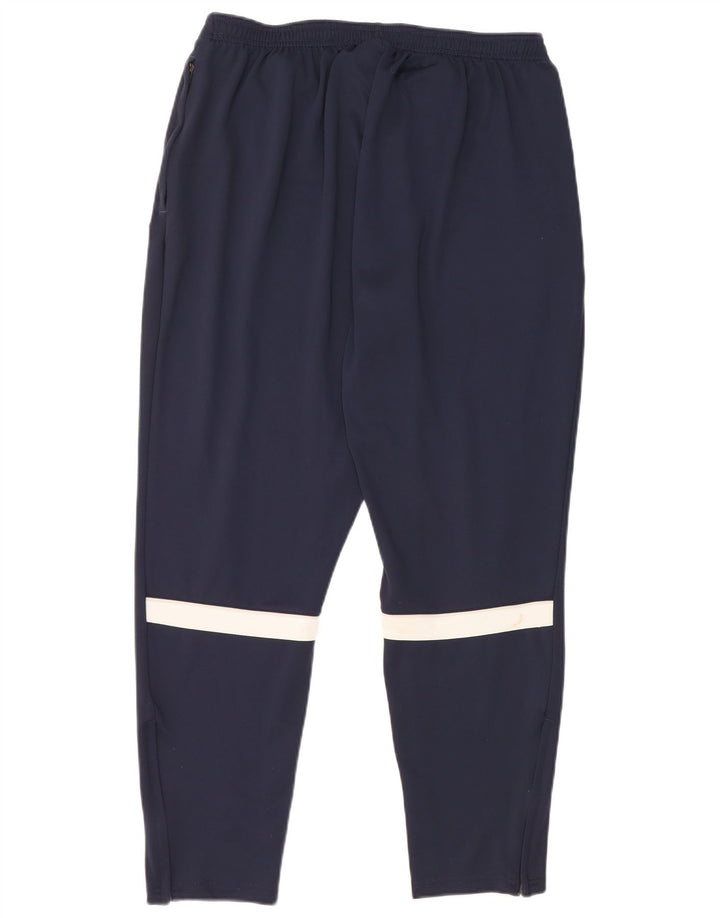 Nike Mens Tracksuit Trousers XL  Navy Blue Colourblock Polyester