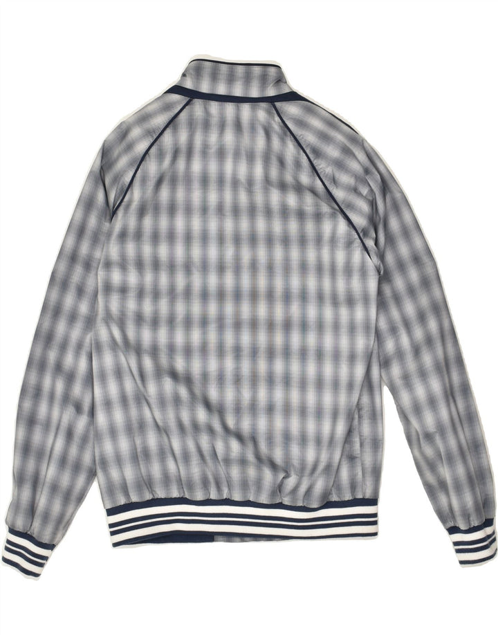 GEOX Boys Bomber Jacket 11-12 Years Grey Check Polyester | Vintage Geox | Thrift | Second-Hand Geox | Used Clothing | Messina Hembry 