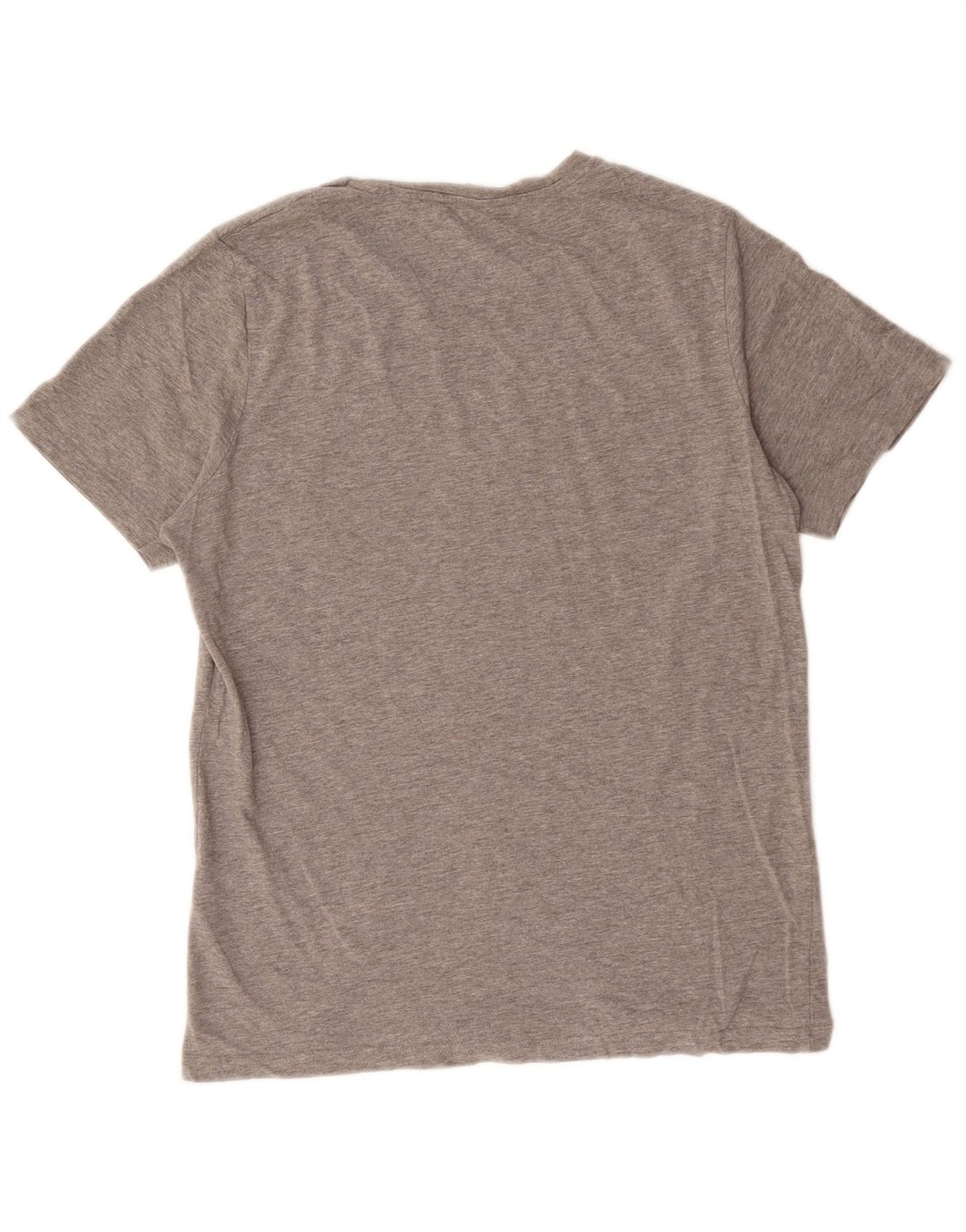 Jack & Jones Mens Graphic T-Shirt Top Medium Grey Cotton