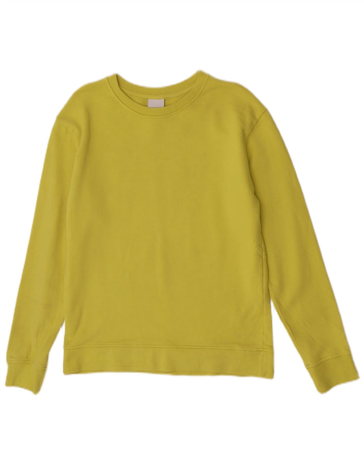 Zara Mens Sweatshirt Jumper Small Green Cotton