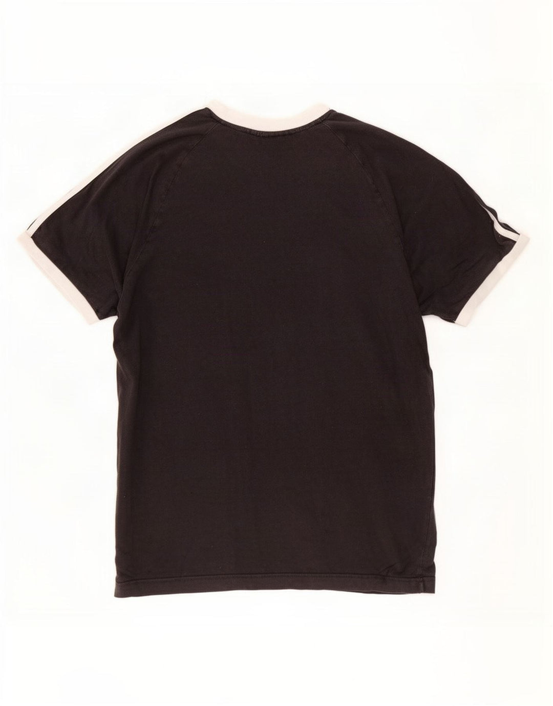 Adidas Mens T-Shirt Top Large Black Cotton