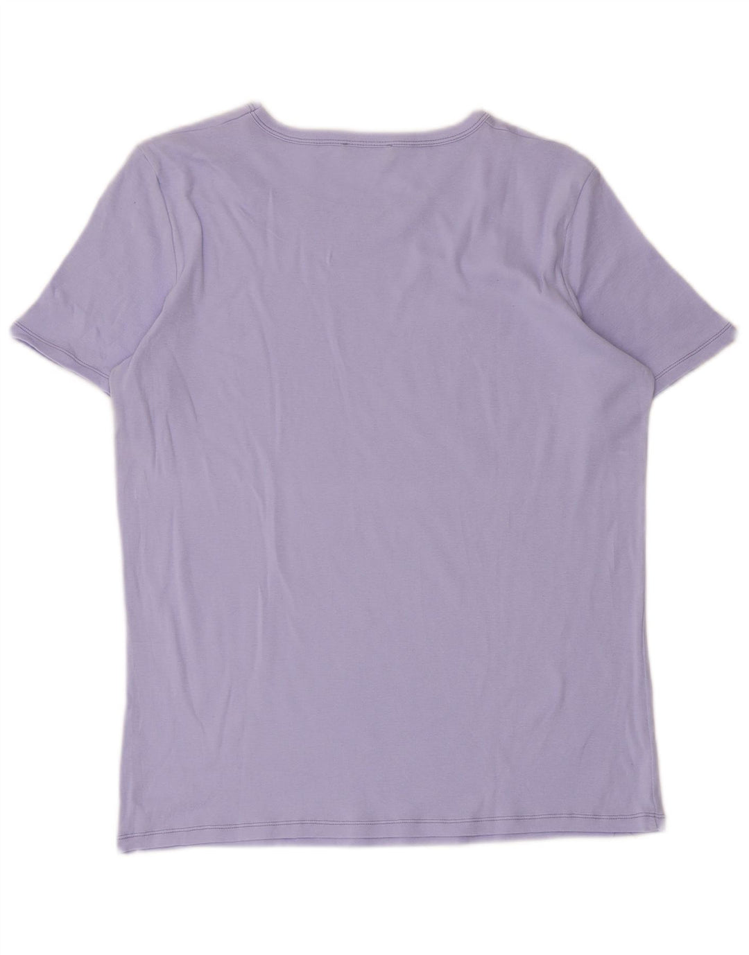 Benetton Womens T-Shirt Top UK 12 Medium Purple