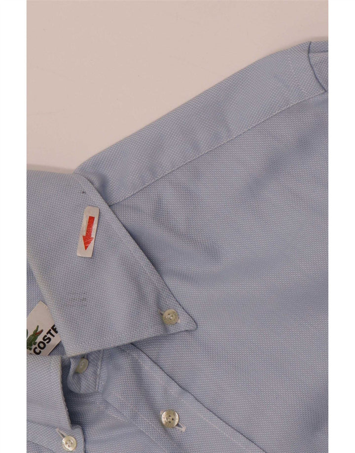 Lacoste Mens Shirt Size 39 Medium Blue