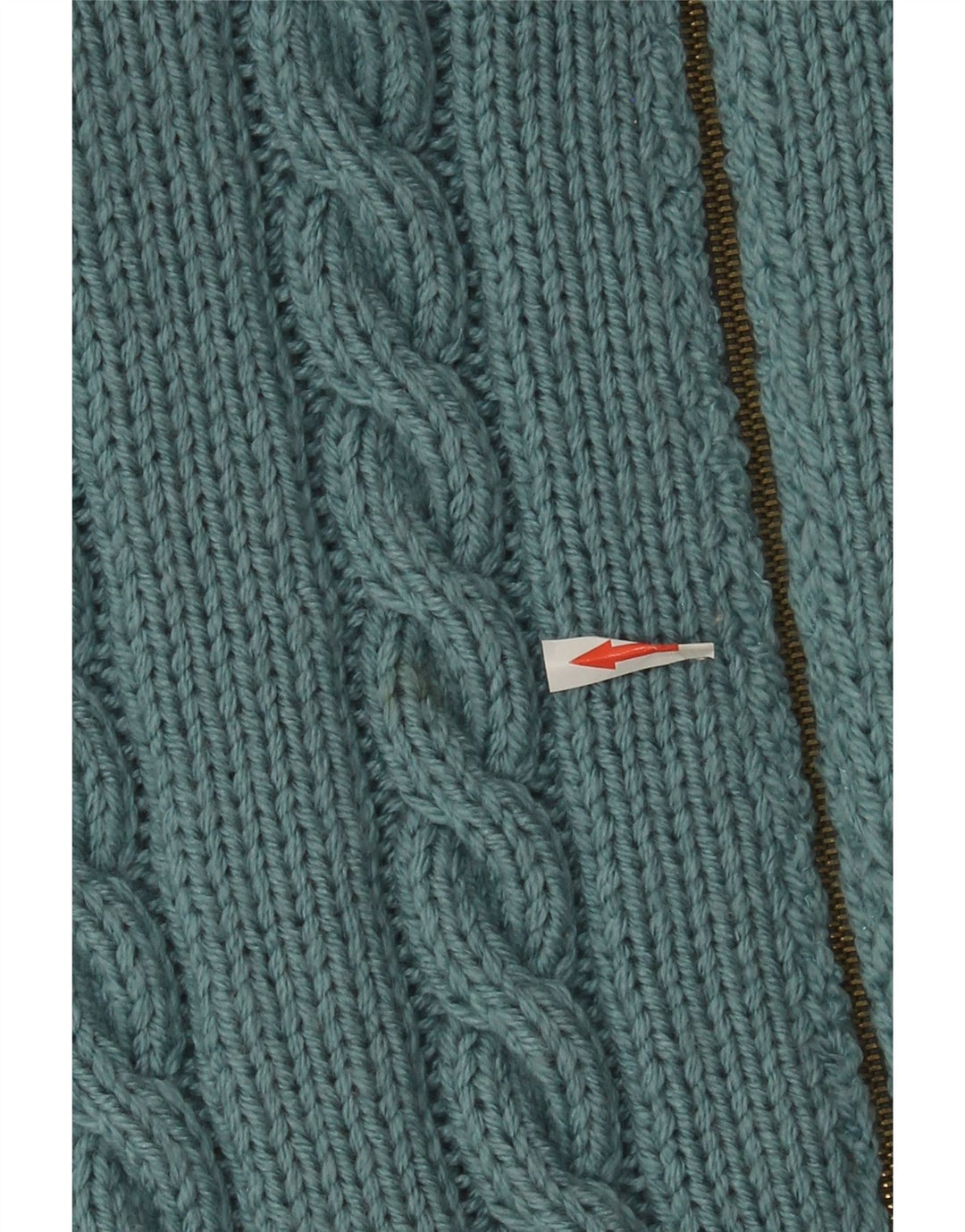 Vintage Womens Longline Cardigan Sweater UK 16 Large Blue