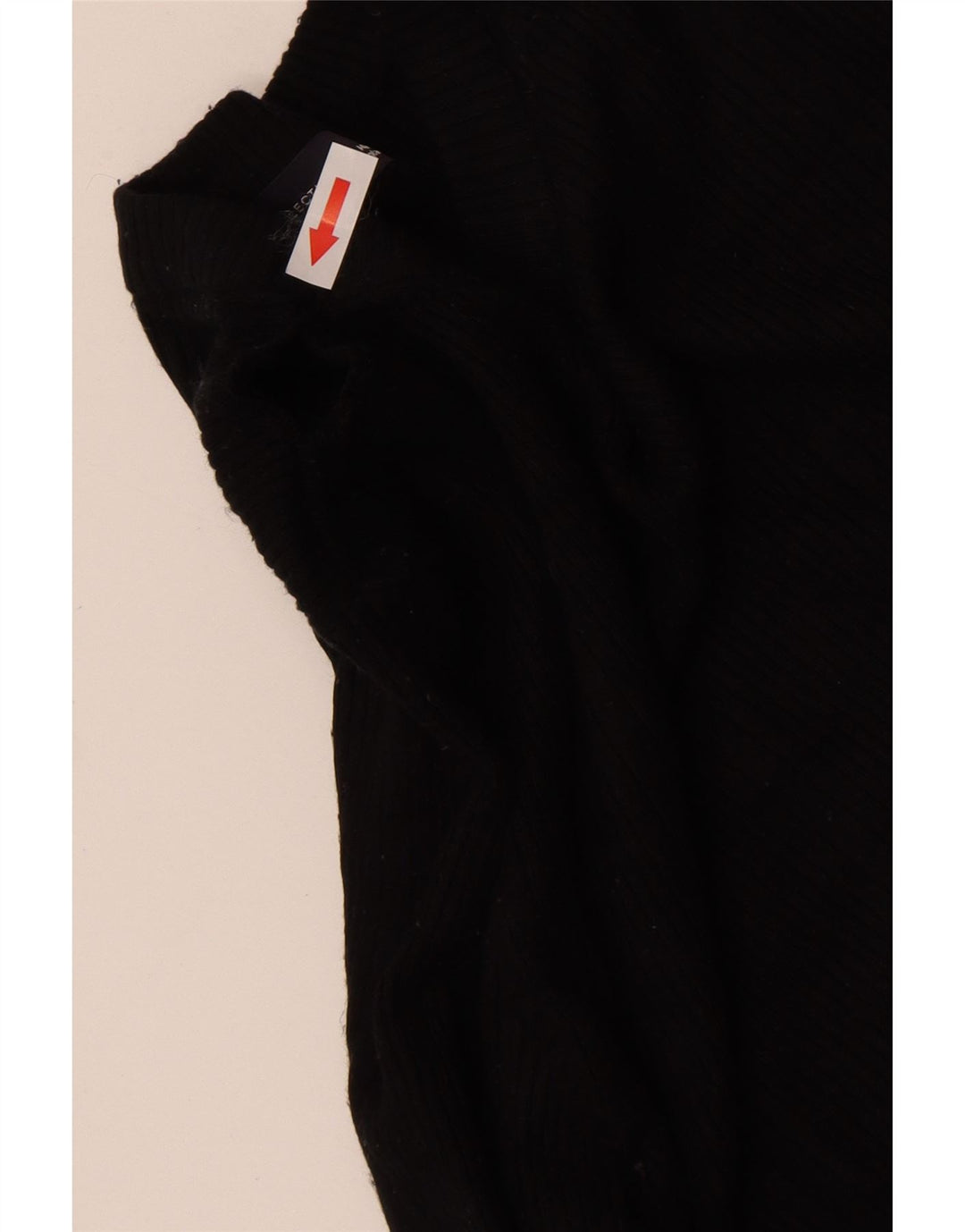 Marks & Spencer Womens Boat Neck Jumper Sweater UK 12 Medium  Black Viscose