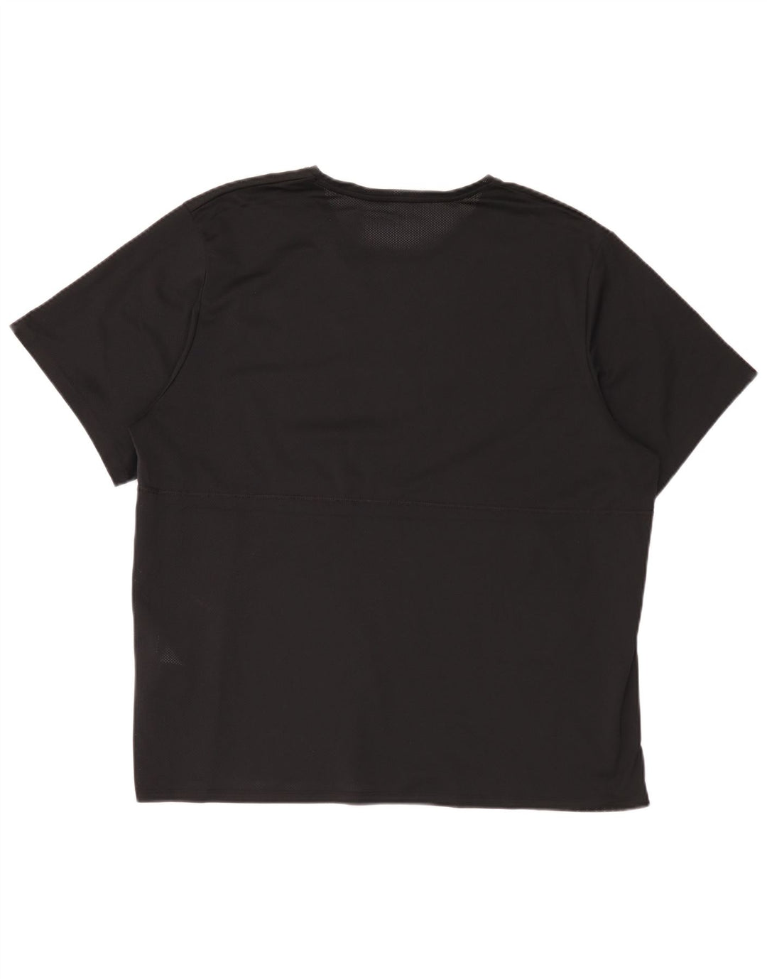 Nike Mens Dri Fit T-Shirt Top 2XL Black Polyester