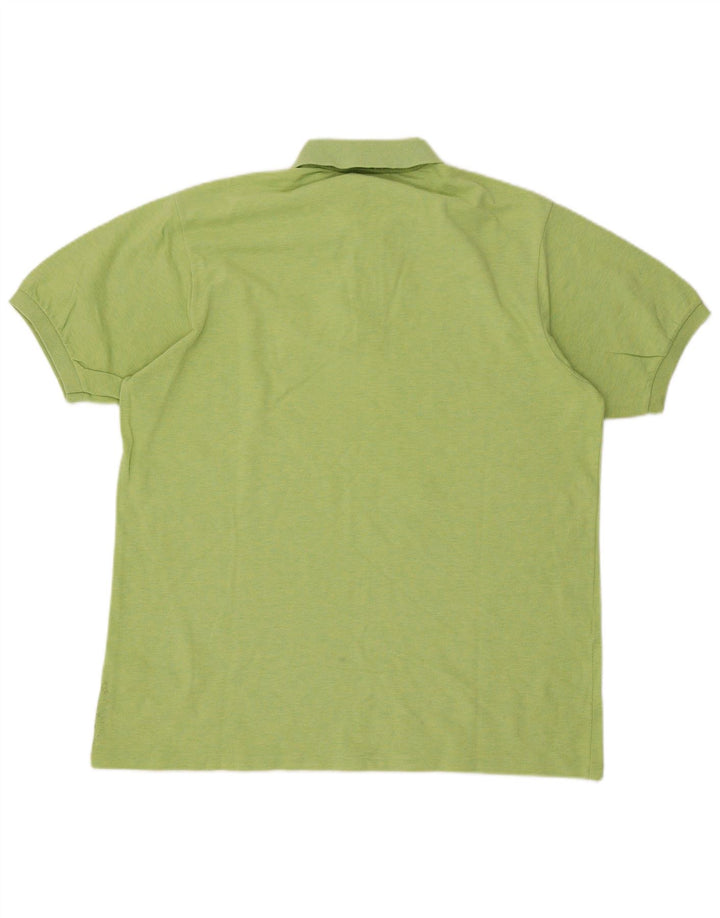 Lacoste Mens Polo Shirt Size 7 2XL Green Cotton