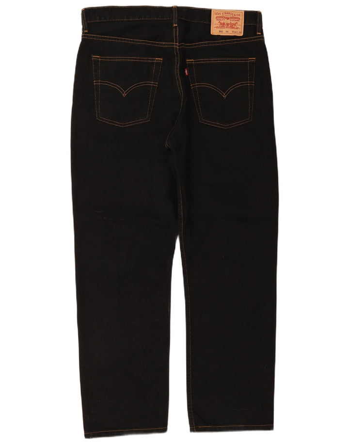 Levi's Mens 582 Straight Jeans W36 L30 Black