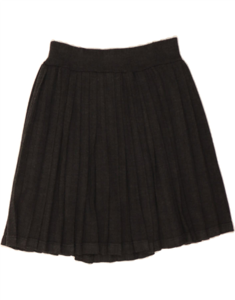 VINTAGE Girls Knife Pleated Skirt 13-14 Years W28 Black Vintage Vintage and Second-Hand Vintage from Messina Hembry 