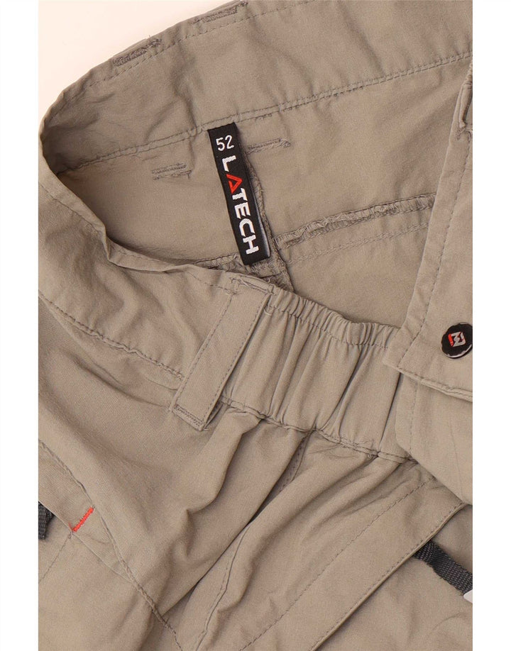 Vintage Mens Cargo Shorts IT 52 XL W38  Grey