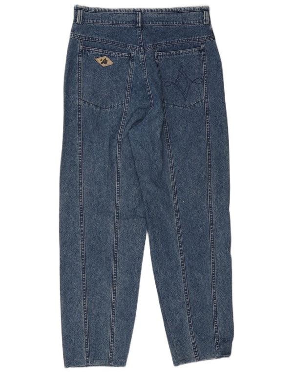 Vintage Womens High Waist Tapered Jeans IT 46 Large W30 L26 Blue