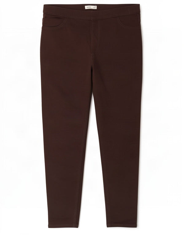 Marks & Spencer Womens Jegging Jeans UK 18 XL W36 L27 Brown Cotton