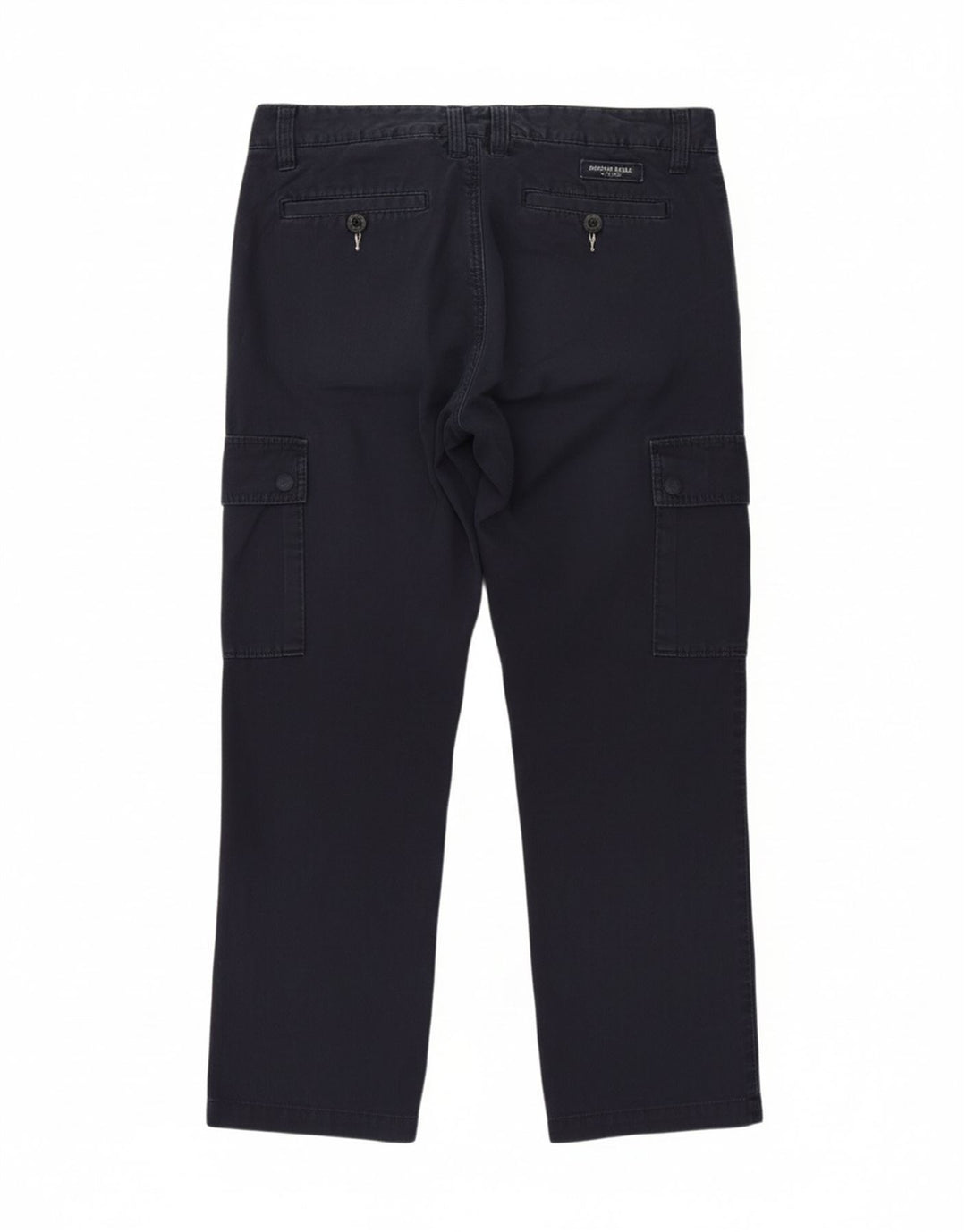NORTH SAILS Mens Straight Cargo Trousers W33 L27 Navy Blue Cotton Vintage North Sails and Second-Hand North Sails from Messina Hembry 