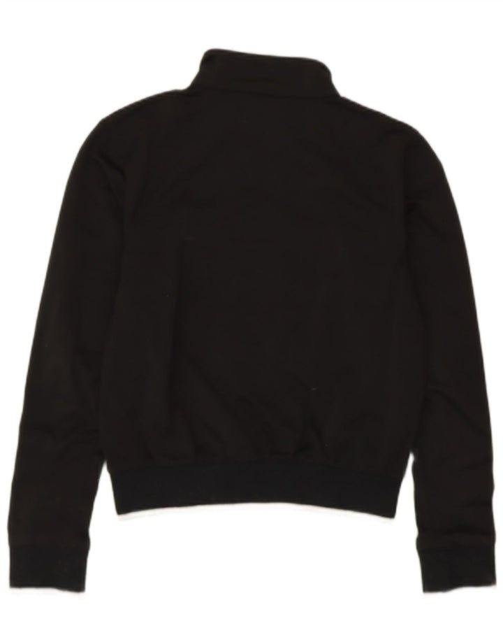 PUMA Womens Tracksuit Top Jacket UK 8 Small Black Colourblock Polyester