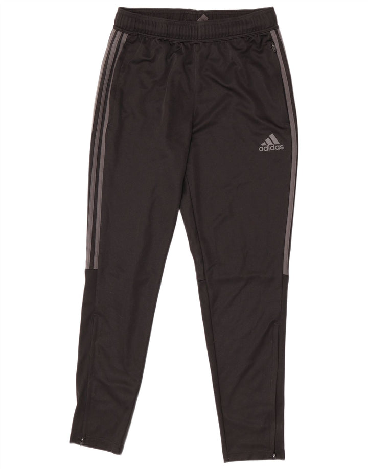 Adidas Mens Tracksuit Trousers Medium Black Polyester