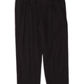 Izod Mens Pegged Chino Trousers W42 L32 Black Cotton