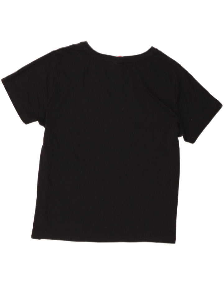 Nike Womens Graphic T-Shirt Top UK 14 Large Black
