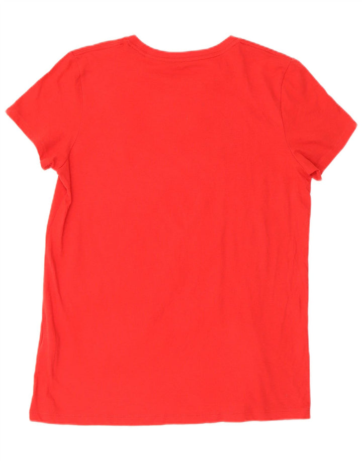 Under Armour Mens Regular Graphic T-Shirt Top Medium Red Cotton