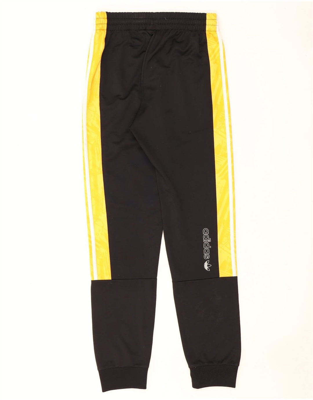 Adidas Mens Tracksuit Trousers Joggers Small Black Colourblock Polyester