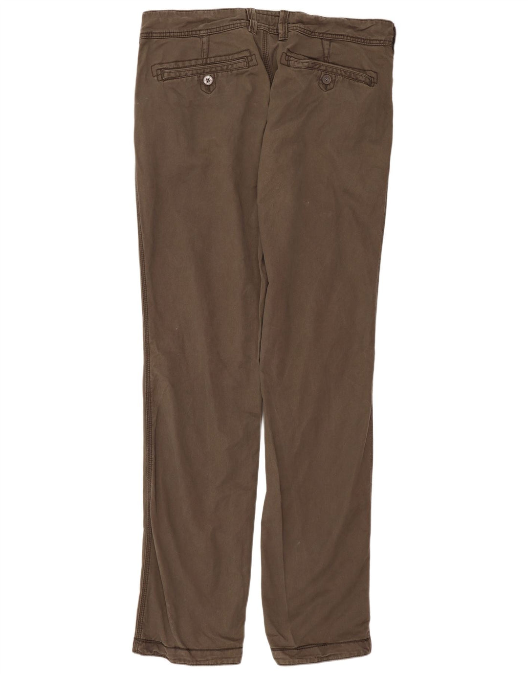 FAT FACE Mens Straight Chino Trousers W36 L33 Beige